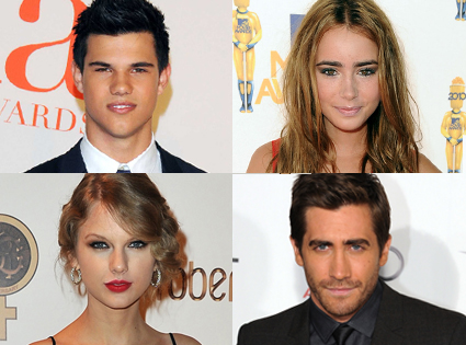 Jake Gyllenhaal, Taylor Swift, Lilly Collins, Taylor Lautner Jake Gyllenhaal, Taylor Swift, Lilly Collins, Taylor Lautner